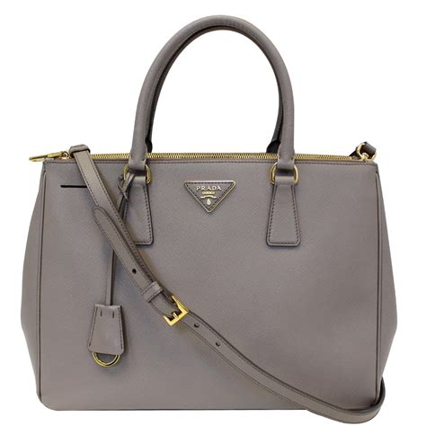 prada talco double zip tote|prada double bag saffiano.